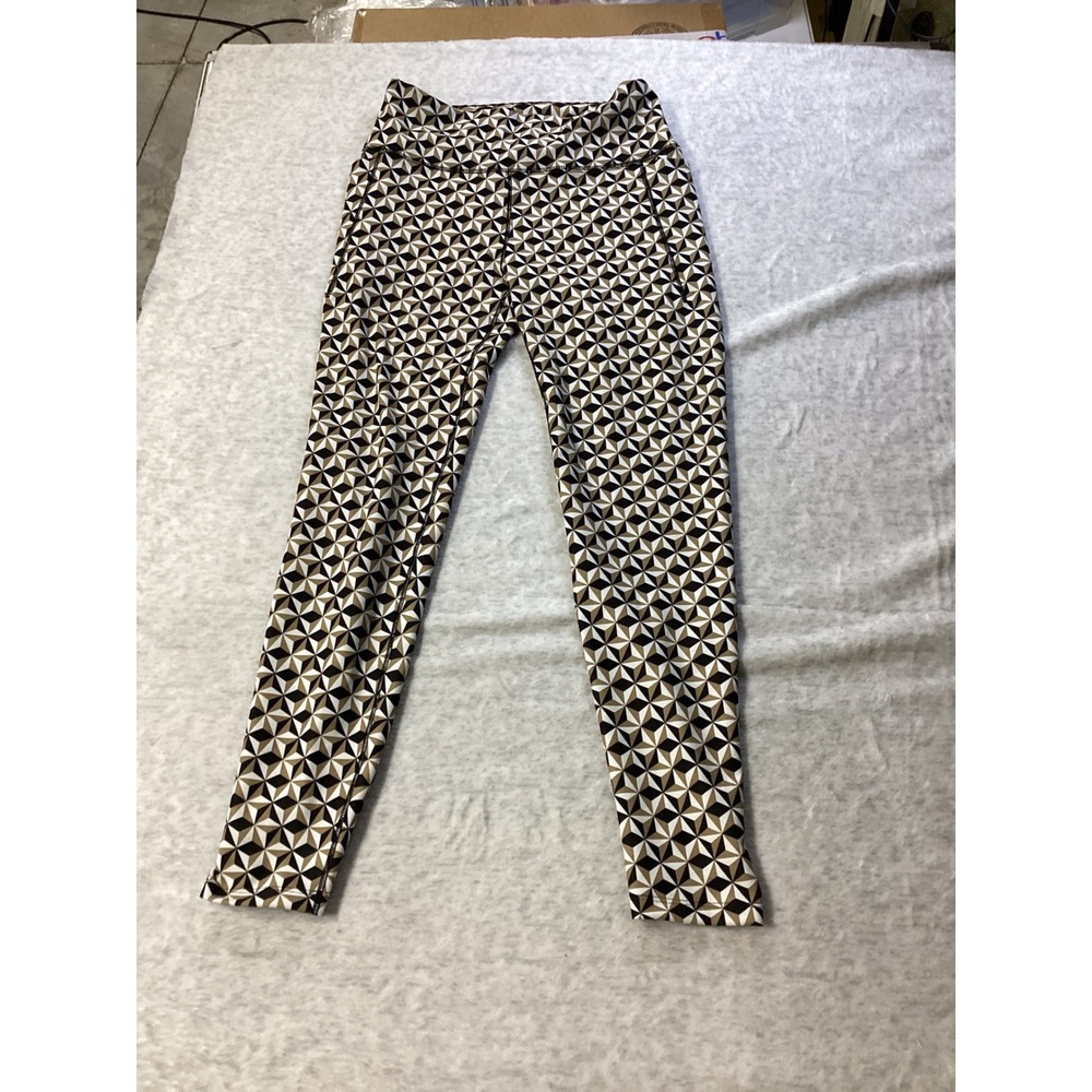 DSG Momentum 2.0 FL Leggings Womens Medium Preppy Geo Warm Stone DAW25300PRT NWT